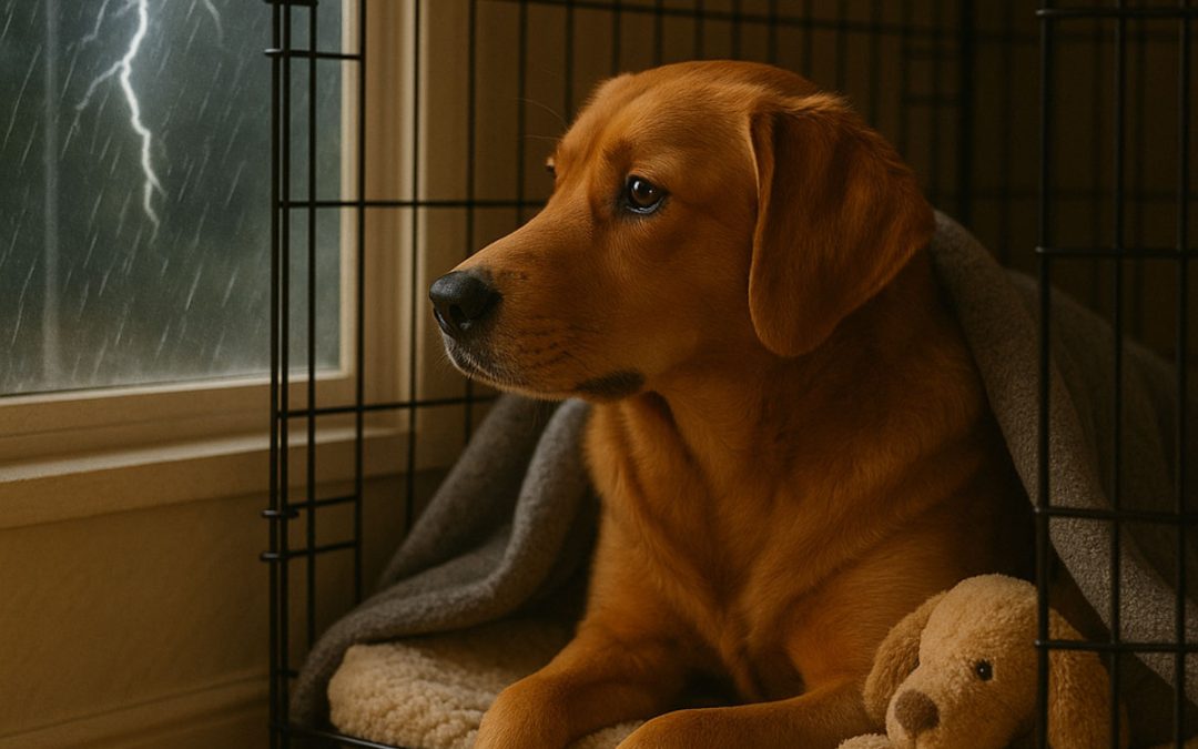 How to Comfort Your Dog During Spring Storms