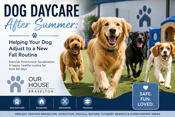 Dog Daycare After Summer: Helping Your Dog Adjust to a New Fall Routine